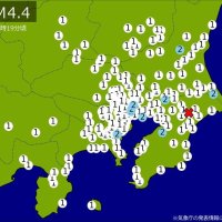 【速報】関東・中部で地震　Ｍ４．４　東京、神奈川、埼玉、千葉、静岡などで揺れ　震源は千葉県北東部　地震が及んだ地域人口３０６１万人