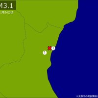 【速報】関東で地震　Ｍ３・１　震源は茨城県北部　地震が及んだ地域人口21万人