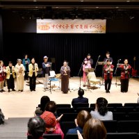 演奏や踊り披露、会場笑顔に　香取で子育てイベント　佐原商議所女性会