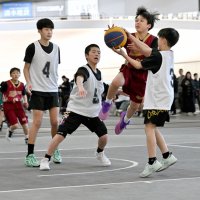 ３×３児童が熱戦 ２４チーム頂点争う　千葉ＲＣ杯