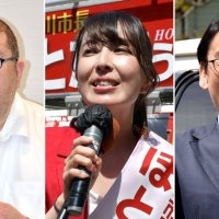 現職に２新人挑戦　街づくりの方針争点　市川市長選告示