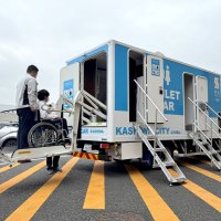 トイレカー２台導入　柏市、災害に備え