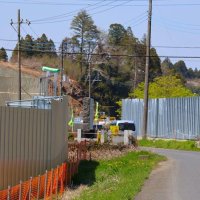 成田空港のＣ滑走路を新設する工事が進む芝山町の用地＝３日
