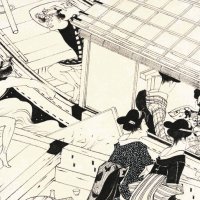 小村雪岱《邦枝完二「江戸役者」挿絵原画画帖より》　昭和７年（１９３２）東京国立近代美術館蔵　【後期展示】