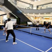 ピックルボール楽しんで　幕張新都心に体験施設　米で人気のラケットスポーツ