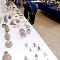 市原陶芸サークル「呂久ろ」　個性あふれる１１０点　作品展示６日まで