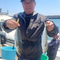 飯岡沖でゲットしたアジ（写真は「清勝丸」提供）
