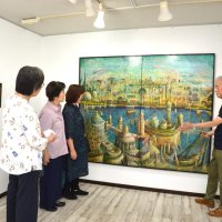 欧州の風景力作３４点　林哲生さん作品展　千葉市中央区