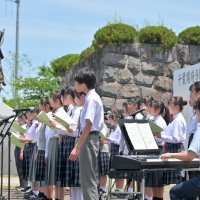 千葉市開府９００年で記念式典　亥鼻公園　児童ら「次の千葉を創る」