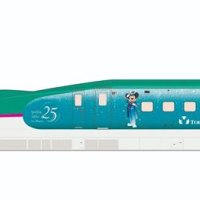 新幹線に特別塗装　東京ディズニーシー２５周年コラボ　ＯＬＣ×ＪＲ２社ディズニーキャラで彩り